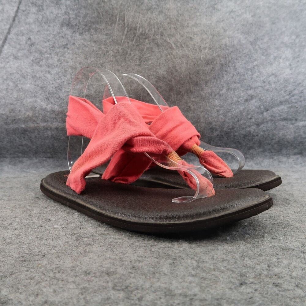 Sanuk Shoes Womens 7 Sandal Yoga Sling 2 Flat Comfort Active Casual Flip Flop